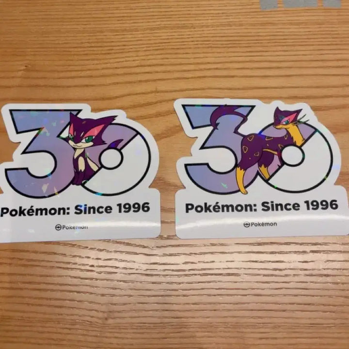 [BUNJANG] Savinyan Leopards Pokemon 30th Anniversary Sticker Set / 쌔비냥 레파르다스 포켓몬 30주년 기념 스티커 세트