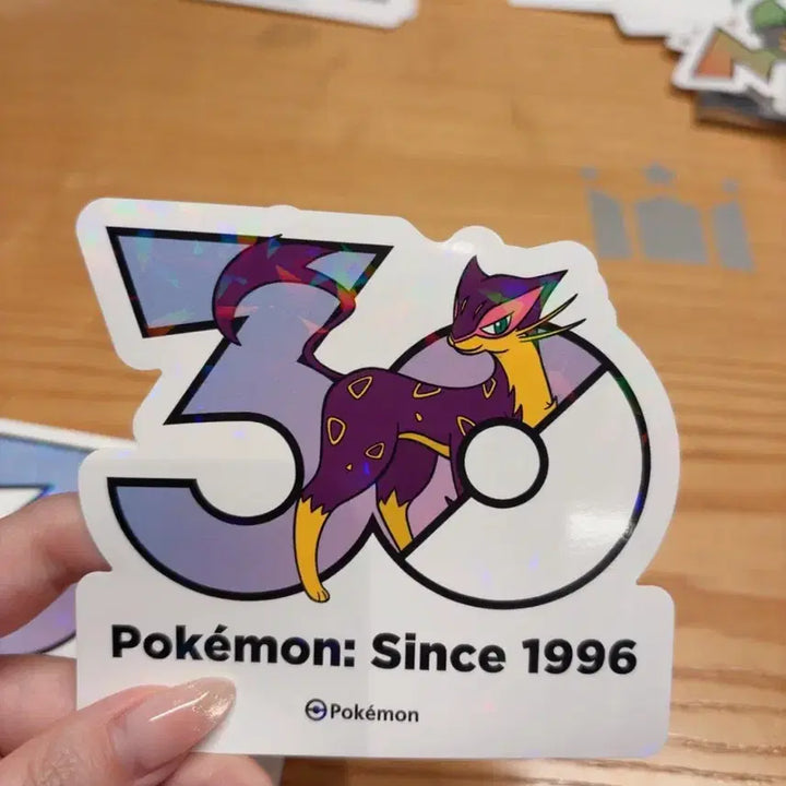 [BUNJANG] Savinyan Leopards Pokemon 30th Anniversary Sticker Set / 쌔비냥 레파르다스 포켓몬 30주년 기념 스티커 세트