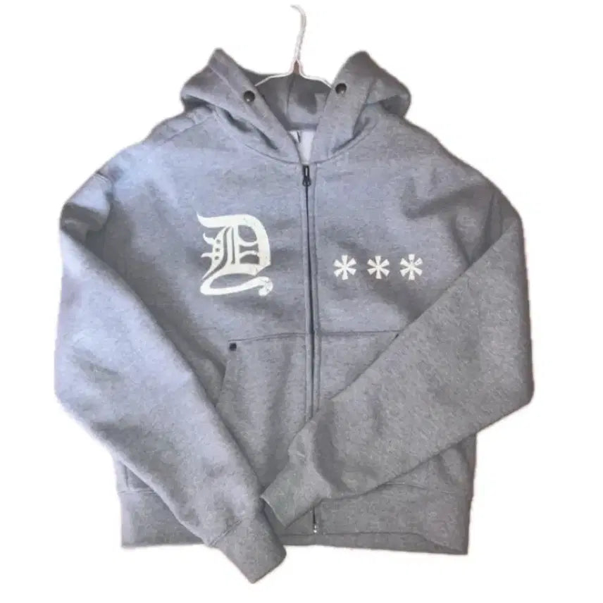 [BUNJANG] Amou Faux Fur Hooded Zip-up Jacket Gray / 아모우 퍼 후드집업 그레이