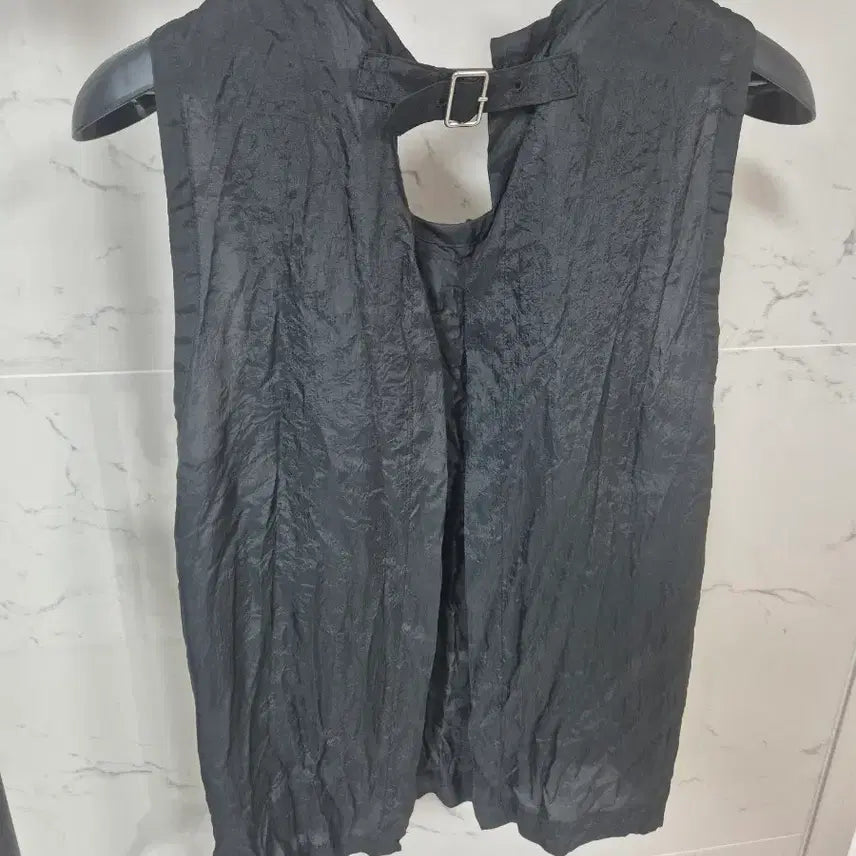 [BUNJANG] ERIN BY EILEEN Black See-Through Camisole Top Set / ERIN BY EILEEN 블랙 시스루 끈나시 탑세트