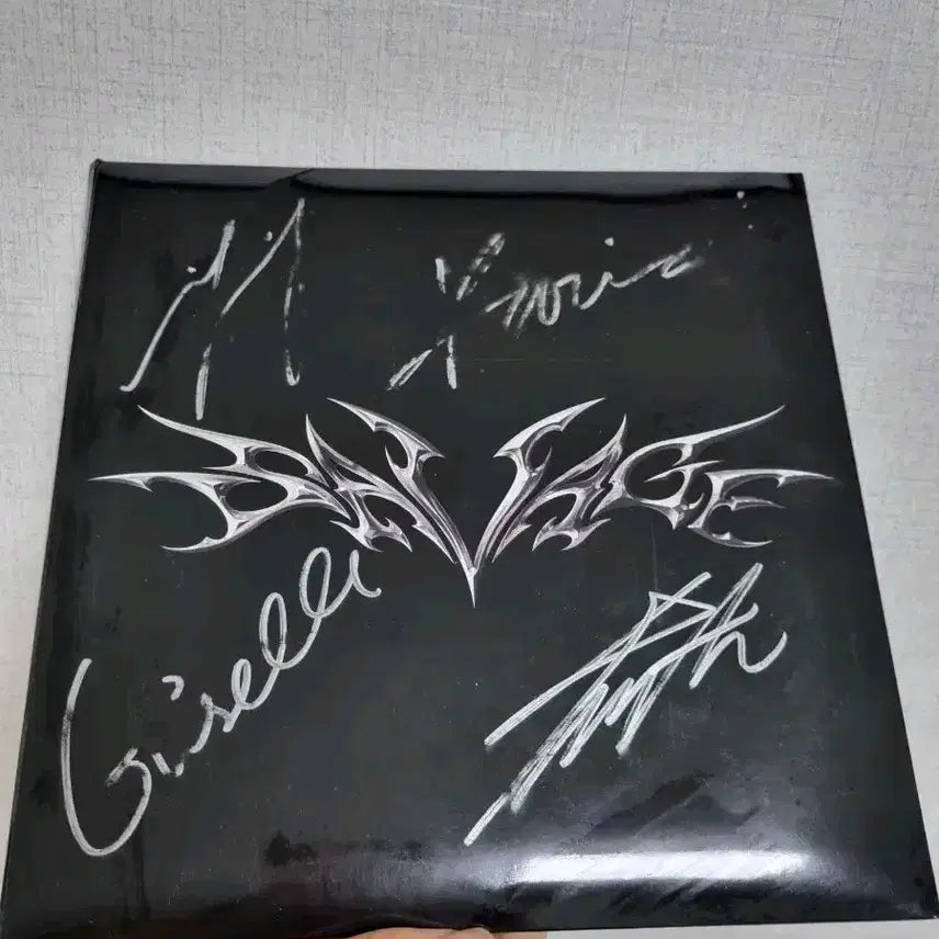 [BUNJANG] Aespa Savage Signed Album / 에스파 savage 친필싸인 앨범