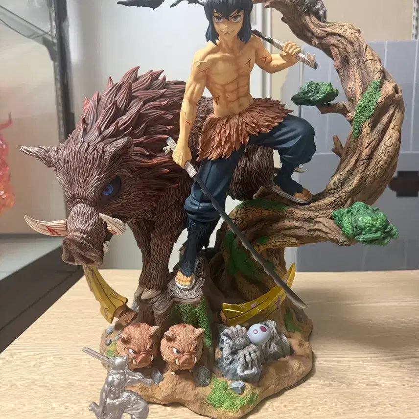 [BUNJANG] TNT Inosuke Resin Statue (No Box) / 귀멸의칼날 레진 TNT 이노스케 (노박스) 판매