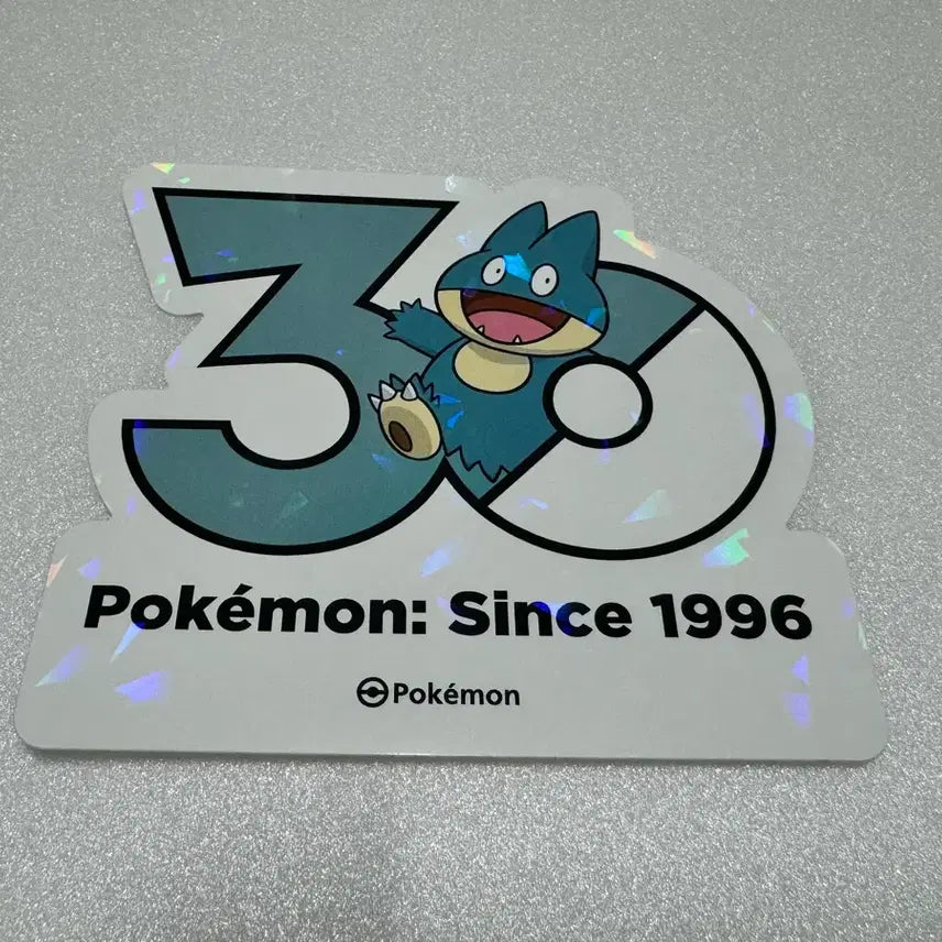 [BUNJANG] Pokemon 30th Anniversary Logo Sticker / 포켓몬 30주년 로고 스티커 먹고자