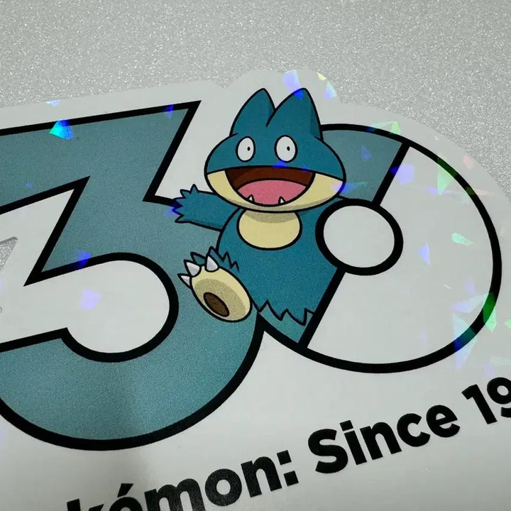 [BUNJANG] Pokemon 30th Anniversary Logo Sticker / 포켓몬 30주년 로고 스티커 먹고자