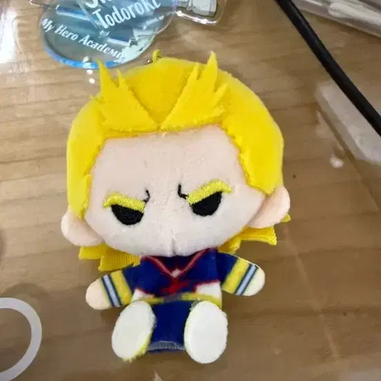 [BUNJANG] My Hero Academia All Might Plush Keychain / 나히아 올마이트 플러쉬 키링