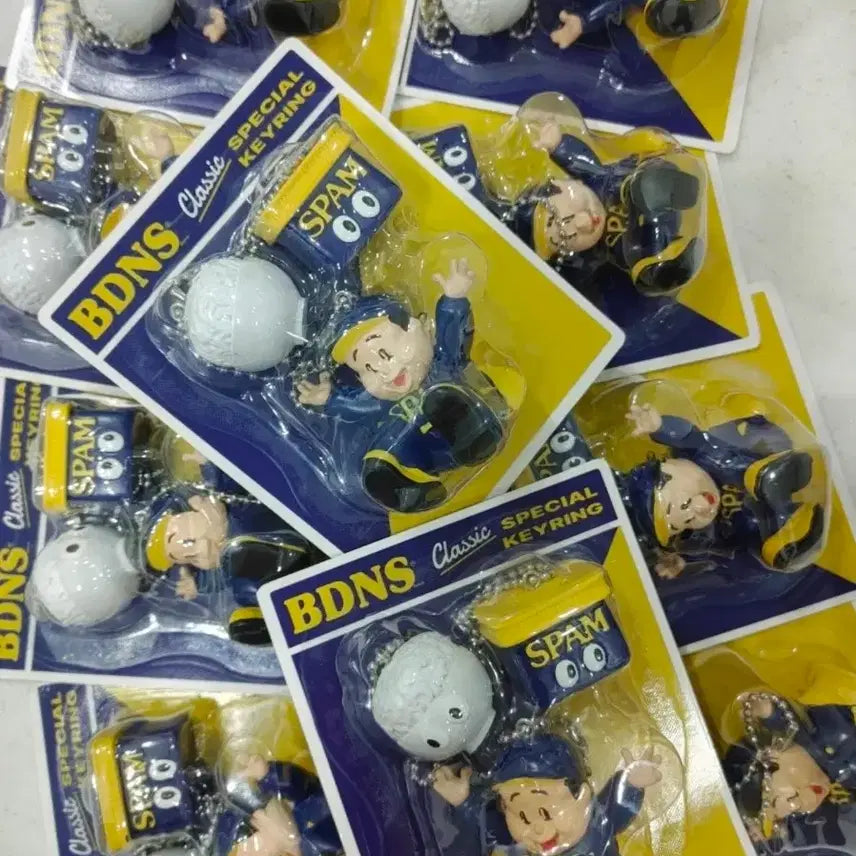 [BUNJANG] Bad Parents Spatula Keyring 10-Piece Bundle Set / 스팸 빠더너스 열쇠고리 키링 10개