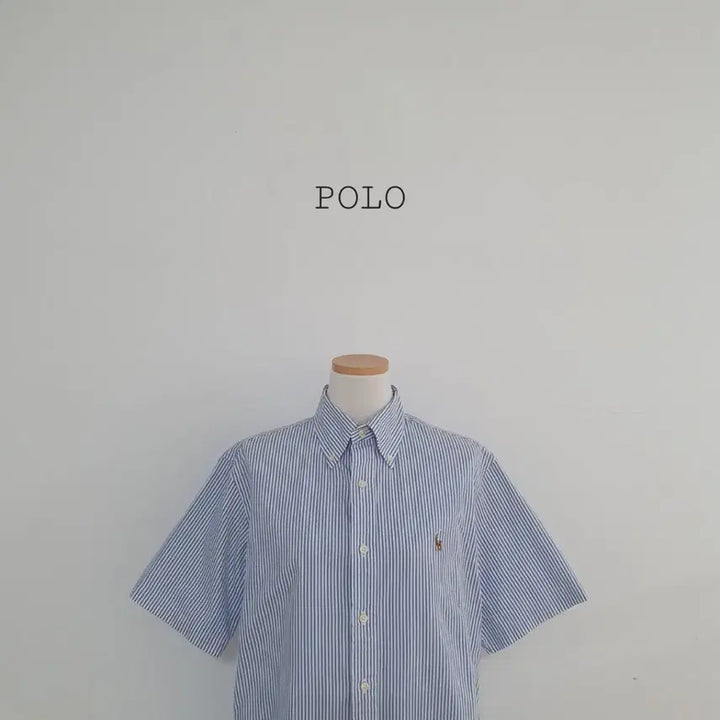 [BUNJANG] Polo Ralph Lauren Striped Short Sleeve Shirt / No.26051006 폴로 랄프로렌 스트라이프 반팔 셔츠