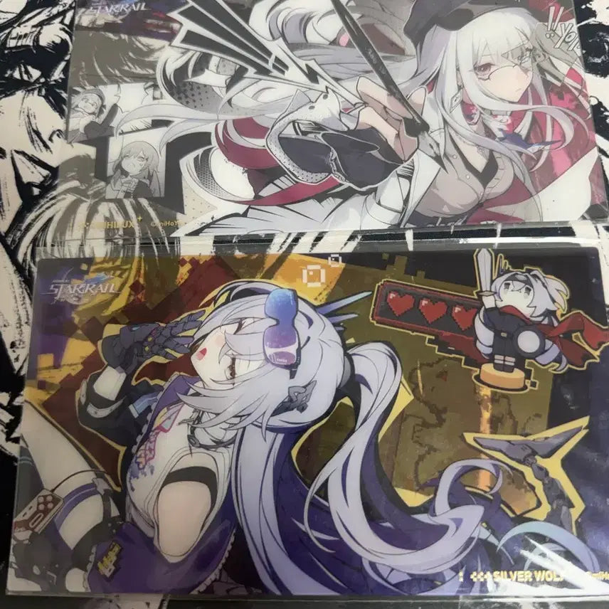 [BUNJANG] Honkai: Star Rail Kireine Pop-up Store Exclusive Set (Silver Wolf 999, Argenti Lucky Draw) / (판매)붕스 환락 키레네 팝업 특전 은랑999 나힐럭스 일괄