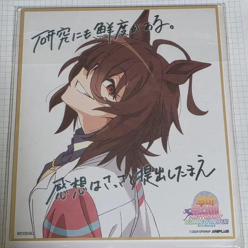 [BUNJANG] Uma Musume Agnes Tachyon Art Board / 우마무스메 아그네스 타키온 색지