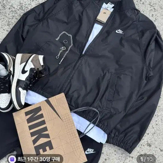 [BUNJANG] Nike NWS Club Retro Woven Back Vent Jacket / [나이키코리아] 나이키 NWS 클럽 레트로 우븐 백 벤트 재킷