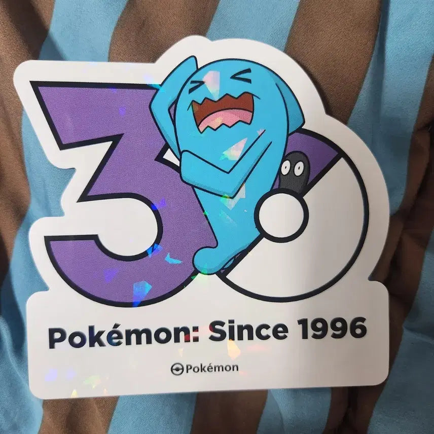 [BUNJANG] Pokemon 30th Anniversary Sticket - Magikarp / 포켓몬스터 30주년 스티커 마자용