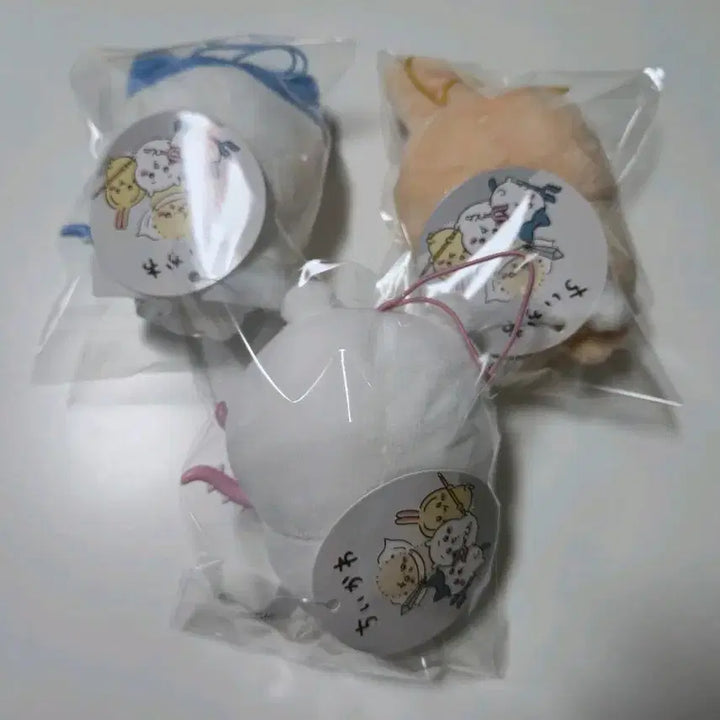 [BUNJANG] Chiikawa Monster Hunter Mascot Plush Set (3 Types) / 치이카와 토벌 마스코트 인형 3종 세트