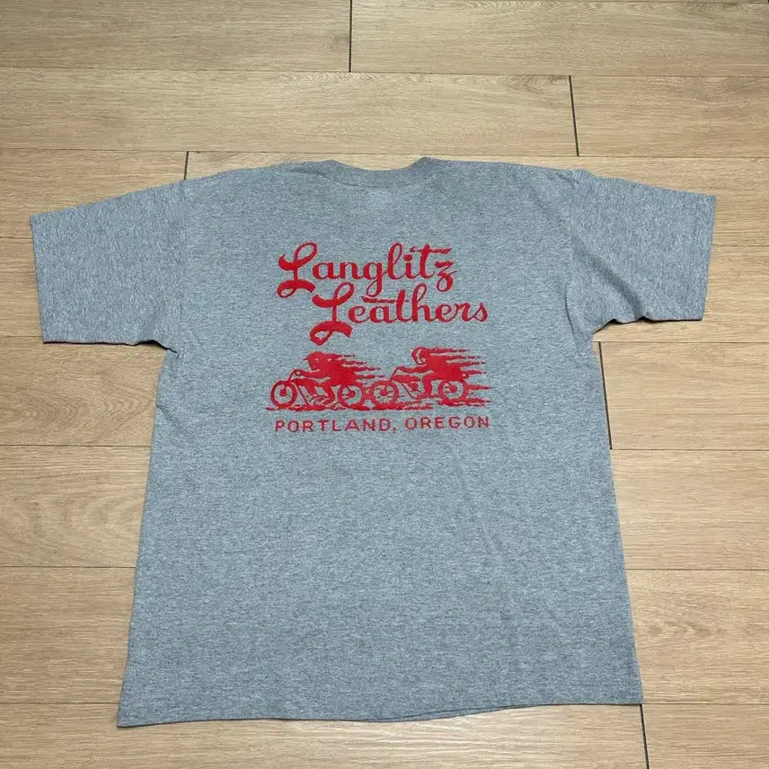 [BUNJANG] Langlitz Leather T-Shirt XL / 랑릿츠레더 랭릿츠레더 반팔티 XL Langlitz leather