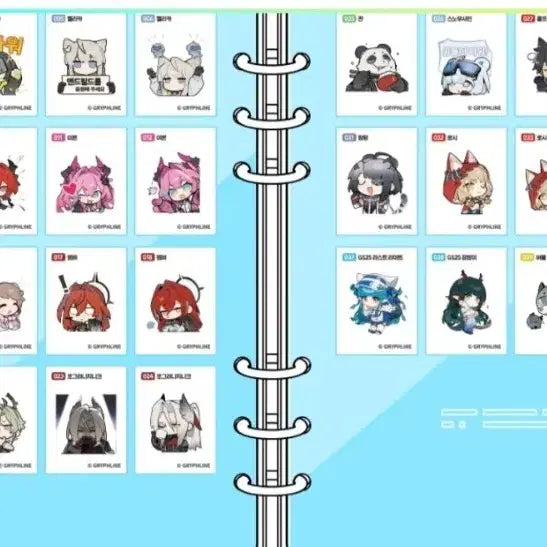 [BUNJANG] Arknights Endfield Sticker Set / 명일방주 엔드필드 띠부씰 판매합니다
