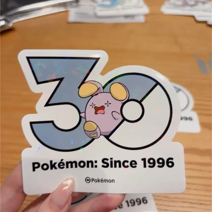 [BUNJANG] Pokemon 30th Anniversary Sticker Set - Sogonryong, Nogongryong, Pok-eum-ryong / 소곤룡 노공룡 폭음룡 포켓몬 30주년 기념 스티커 세트