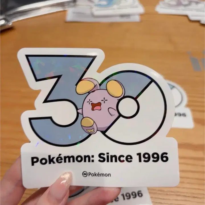 [BUNJANG] Pokemon 30th Anniversary Sticker Set - Sogonryong, Nogongryong, Pok-eum-ryong / 소곤룡 노공룡 폭음룡 포켓몬 30주년 기념 스티커 세트