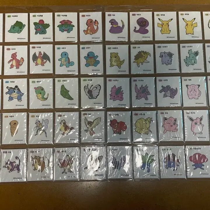 [BUNJANG] Pokemon Bread Sticker 1st &amp; 2nd Gen Individual Sale / 띠부씰 1,2세대 3자리 개별판매