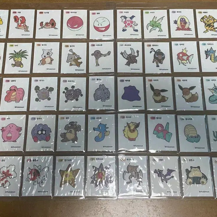 [BUNJANG] Pokemon Bread Sticker 1st &amp; 2nd Gen Individual Sale / 띠부씰 1,2세대 3자리 개별판매