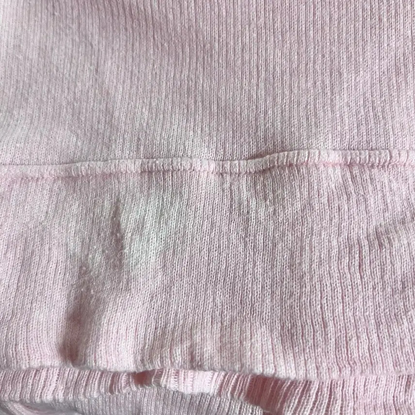 [BUNJANG] Burberry Blue Label Rare Light Pink Button Short Sleeve Top / 버버리블루라벨 희귀 연핑 버튼 반팔탑 히메갸루 핀터레스트