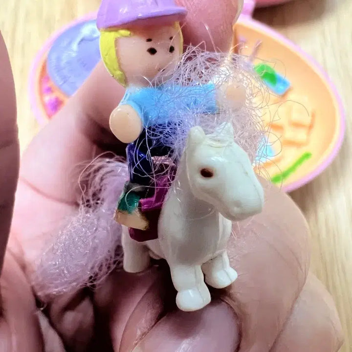 [BUNJANG] Vintage Polly Pocket Pony Riding Playset / 고전 폴리포켓 포니 라이딩