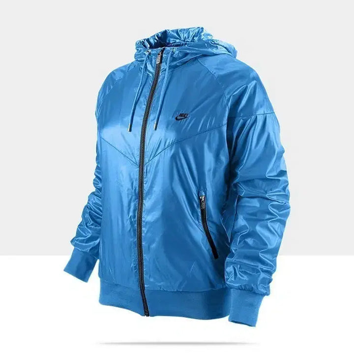 [BUNJANG] Nike Windrunner Running Hooded Windstopper Jacket Blue XL / 나이키 윈드러너 러닝 후드 윈드스토퍼 바람막이 재킷 사이드 지퍼 포켓 블