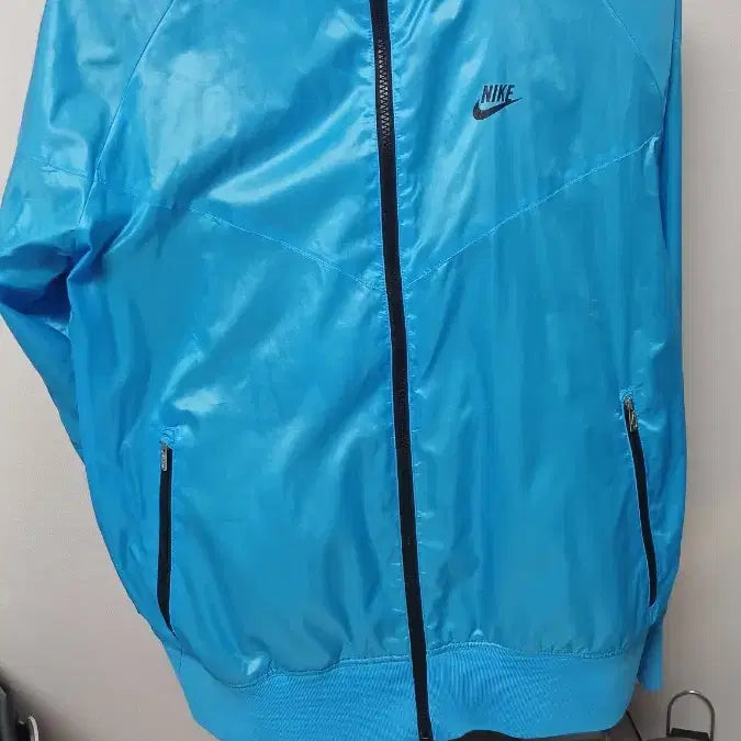 [BUNJANG] Nike Windrunner Running Hooded Windstopper Jacket Blue XL / 나이키 윈드러너 러닝 후드 윈드스토퍼 바람막이 재킷 사이드 지퍼 포켓 블