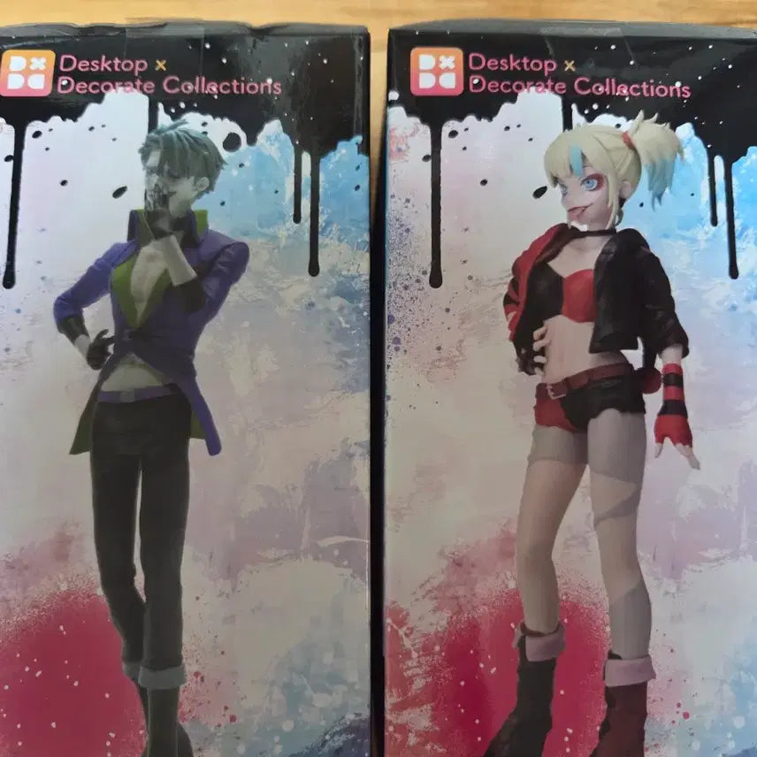 [BUNJANG] SEGA Suicide Squad Joker &amp; Harley Quinn Figures Set / 이세계 수어사이드 스쿼드 피규어 할리퀸,조커 2개합 택포3.5