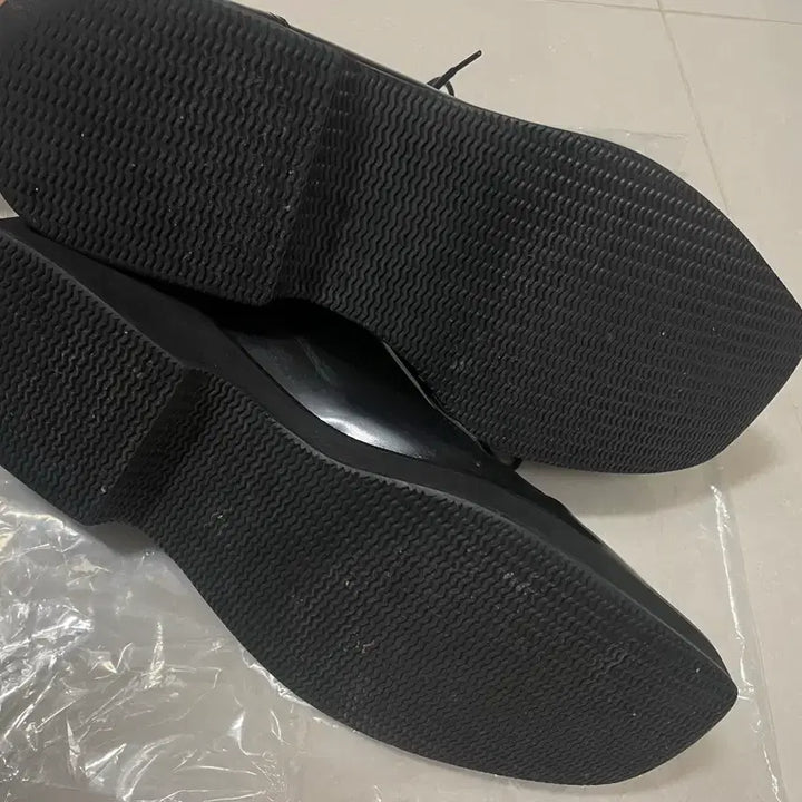 [BUNJANG] Humang Square Toe Derby Shoes Black 275 / 후망 스퀘어토 더비슈즈 블랙 275