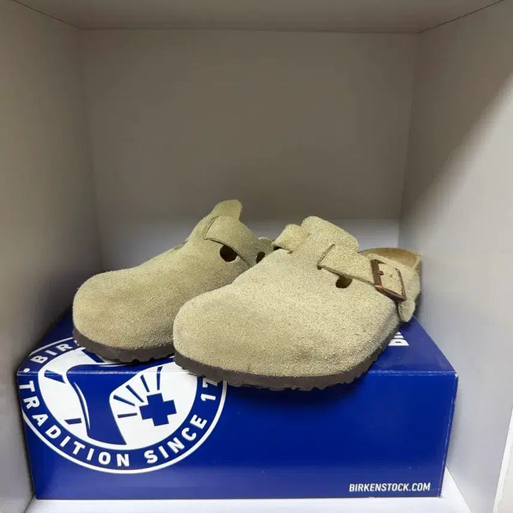 [BUNJANG] Birkenstock Boston Soft Footbed Taupe Regular Size 41 / 버켄스탁 보스턴 소프트 풋베드 토프 레귤러 41사이즈