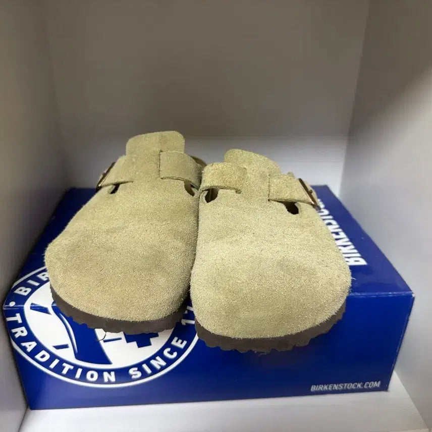[BUNJANG] Birkenstock Boston Soft Footbed Taupe Regular Size 41 / 버켄스탁 보스턴 소프트 풋베드 토프 레귤러 41사이즈