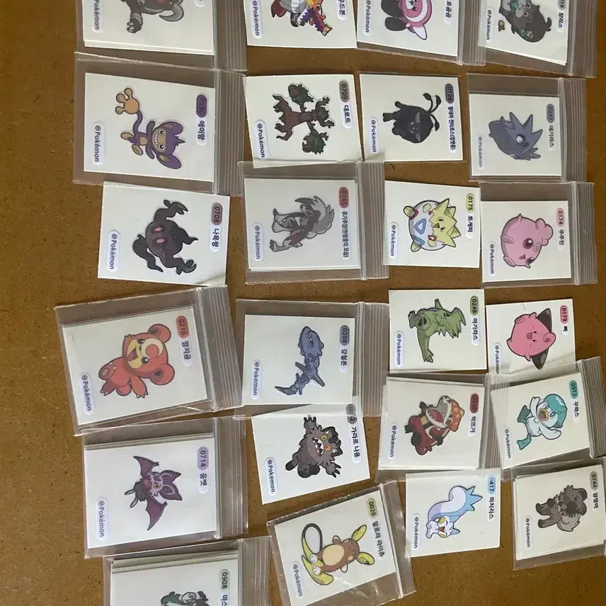 [BUNJANG] Pokemon Tteoboo Seal Series 3 Individual Sale / 띠부씰 시즌3 개별판매