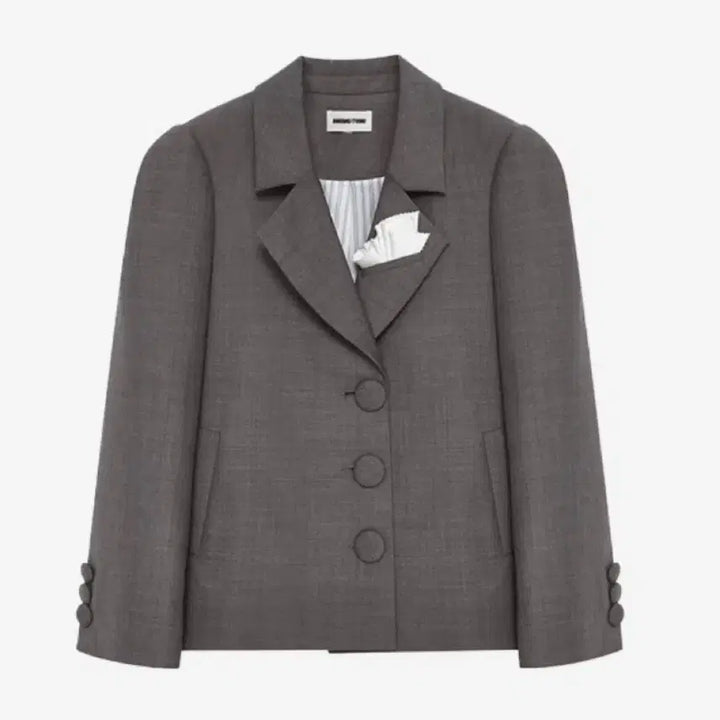 [BUNJANG] SHUSHUTONG Grey Oversized Suit Blazer Size 8 / 슈슈통 그레이 오버사이즈 수트 블레이저 8사이즈