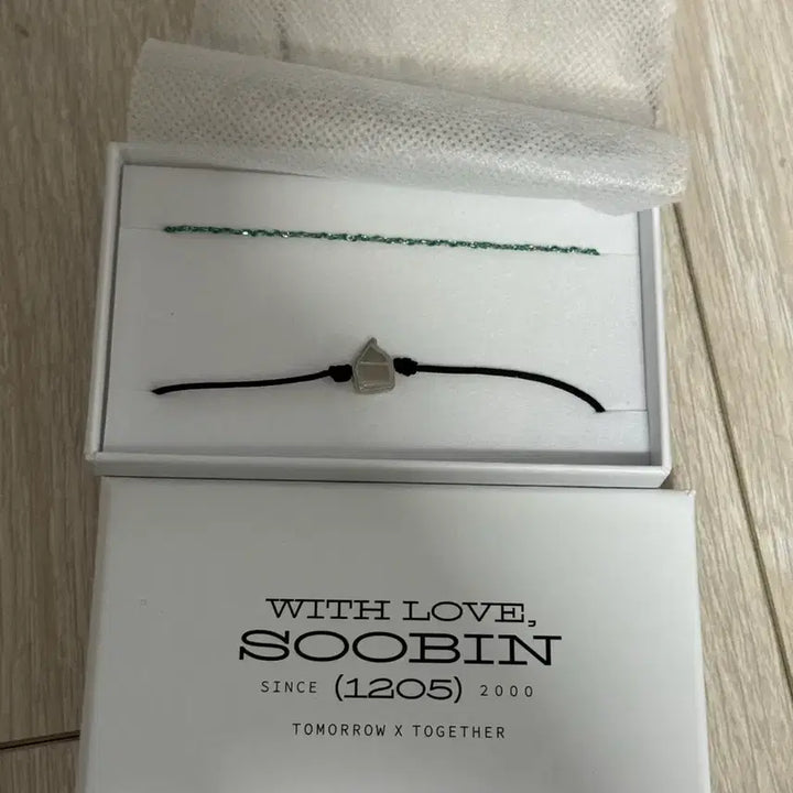 [BUNJANG] TXT Soobin Birthday Bracelet Photocard Set / 투바투 TXT 수빈 생일 팔찌 양도 포카포함