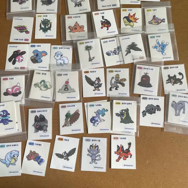 [BUNJANG] Pokemon Season 4 Individual Seal / 포켓몬 시즌4 개별판매