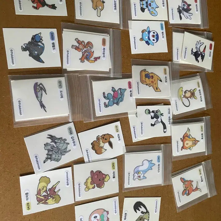 [BUNJANG] Pokemon Season 4 Individual Seal / 포켓몬 시즌4 개별판매