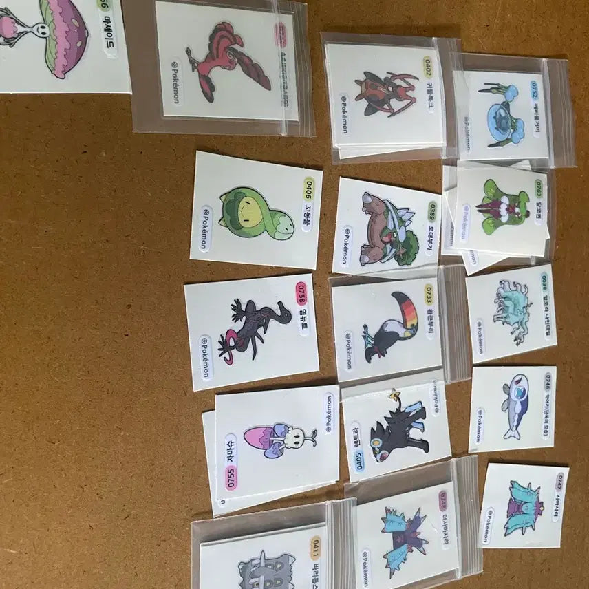 [BUNJANG] Pokemon Season 4 Individual Seal / 포켓몬 시즌4 개별판매
