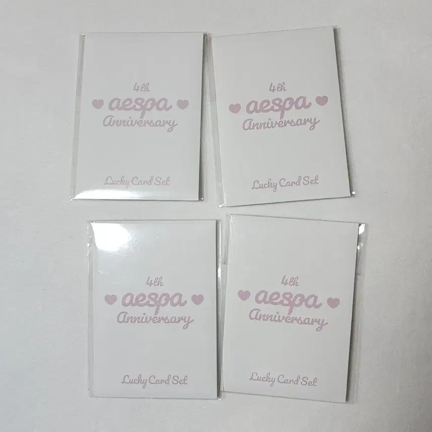 [BUNJANG] Espa 4th Anniversary Lucky Card Set / 에스파 4주년 LUCKY CARD SET 양도
