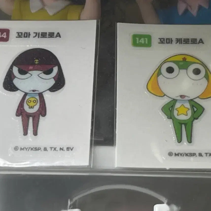 [BUNJANG] Keroro Stickers Bundle Set - Series 2 / 일괄) 꼬마 기로로A, 꼬마 케로로A 띠부씰 스티커 2탄 새씰