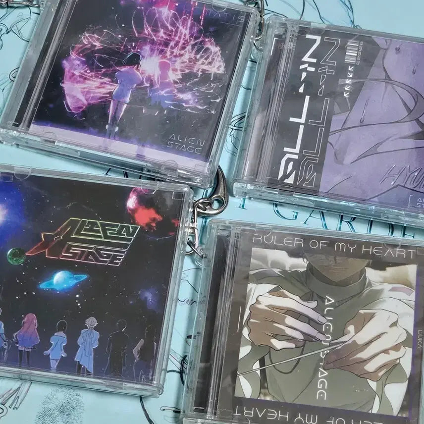 [BUNJANG] A Stage (Alien Stage) NFC CD Keyring Bundle Set / 에이스테 (에일리언 스테이지) NFC CD키링 일괄