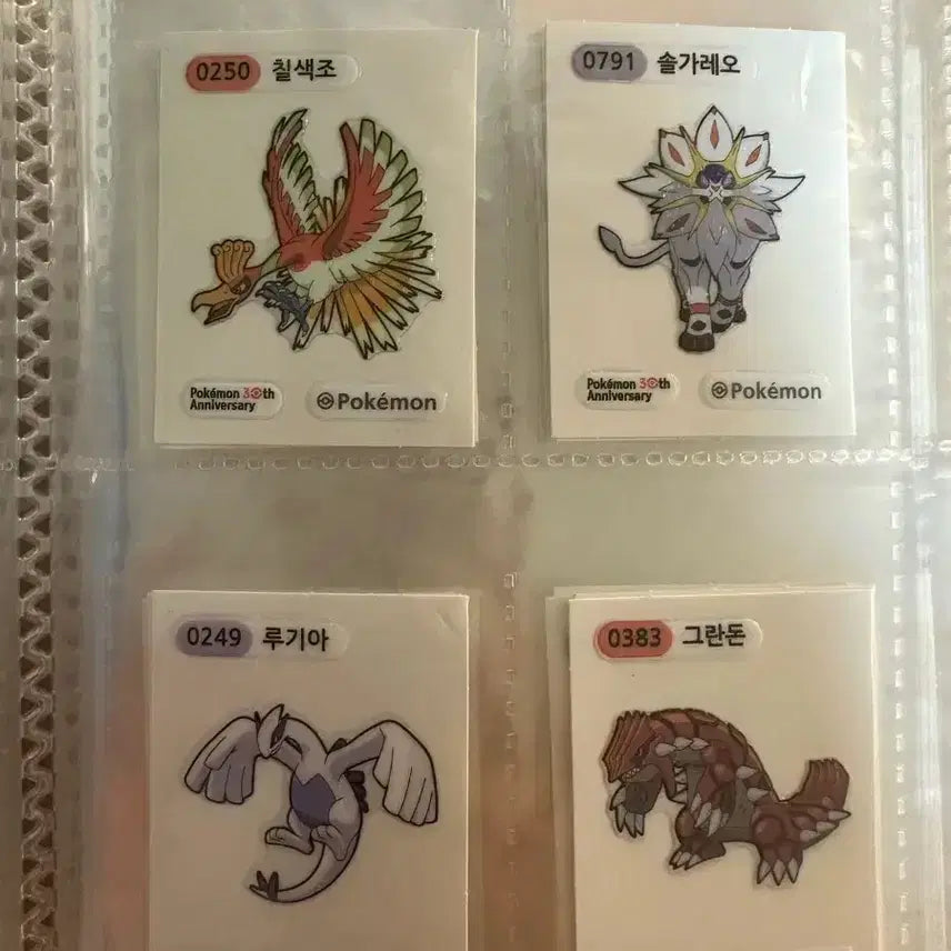 [BUNJANG] Pokemon 30th Anniversary Stickers / [1+1] 포켓몬 30주년 띠부띠부씰 판매!
