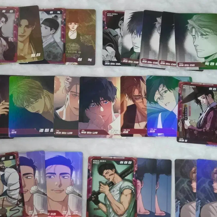 [BUNJANG] Resin Art Trading Cards Bundle Set / 레진공 레진수 트레이딩 카드 일괄양도 귀야곡 뿌없나 칼과꽃 론프로젝트