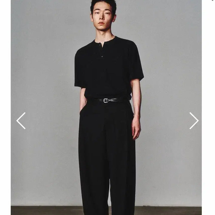 [BUNJANG] Artifects 25SS Faded Black Henry Neck T-Shirt / [L] 25SS 아트이프액츠 헨리넥 티셔츠 페이디드 블랙 판매합니다.