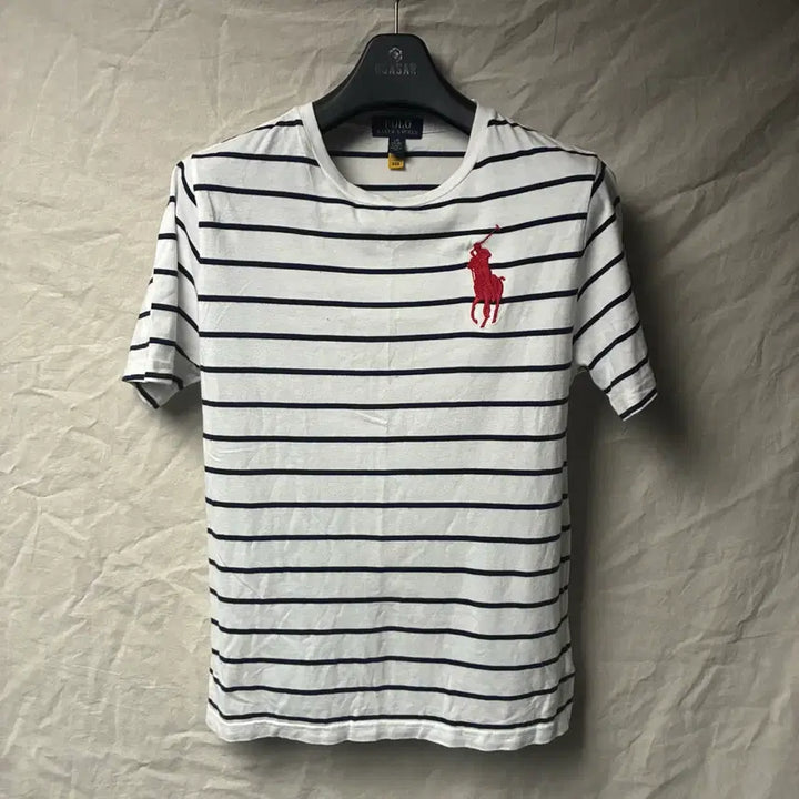 [BUNJANG] Polo Ralph Lauren Big Pony Stripe T-Shirt / 폴로 빅포니 스트라이프 반팔