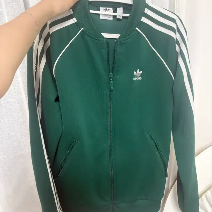 [BUNJANG] Adidas Green Track Jacket (XS) / 아디다스 져지 그린 xs