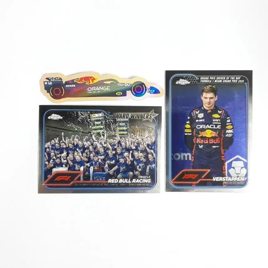[BUNJANG] Max Verstappen Red Bull Racing Driver Card Sticker / f1에프원 레드불 막스베르스타펜 드라이버 카드 스티커