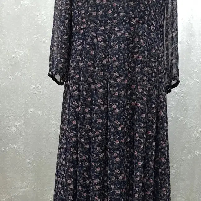 [BUNJANG] Ribbon Chiffon Dress (Free Size) / 리본 쉬폰 원피스 free