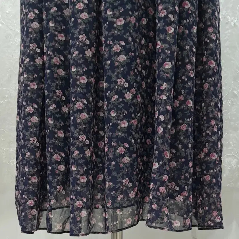 [BUNJANG] Ribbon Chiffon Dress (Free Size) / 리본 쉬폰 원피스 free
