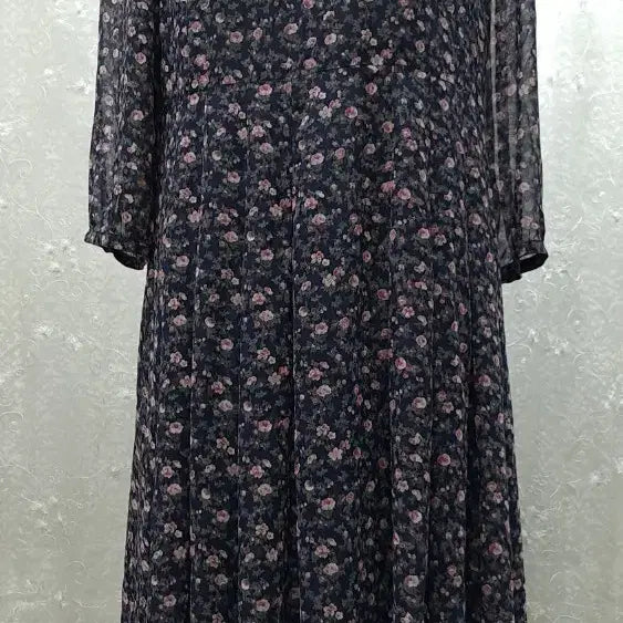 [BUNJANG] Ribbon Chiffon Dress (Free Size) / 리본 쉬폰 원피스 free