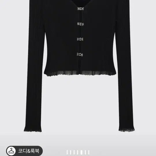 [BUNJANG] TIME Back Strap Crop Knit Cardigan / 24타임 백 스트랩 크롭 니트 가디건