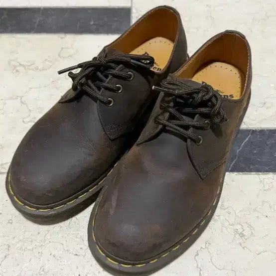 [BUNJANG] Dr. Martens Crazy Horse Dark Brown Boots / 닥터마틴 크레이지호스 다크브라운 250